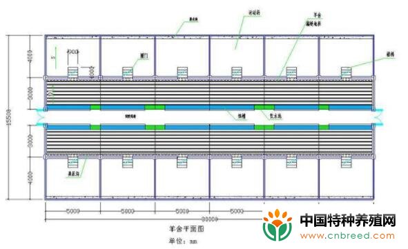 南方楼式和现代式肉羊养殖场设计图纸大全(2)