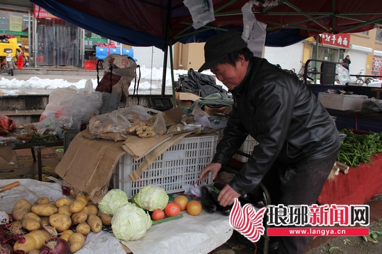 暴雪压塌蔬菜大棚 山东临沂蔬菜价格坐上“直升机”