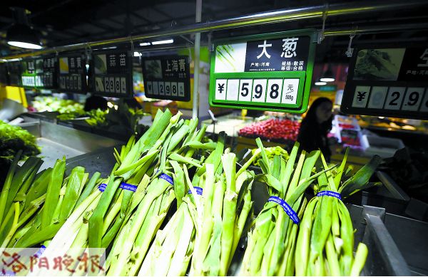 河南洛阳大葱价格居高不下 预计到本月底或下月初价格有明显回落